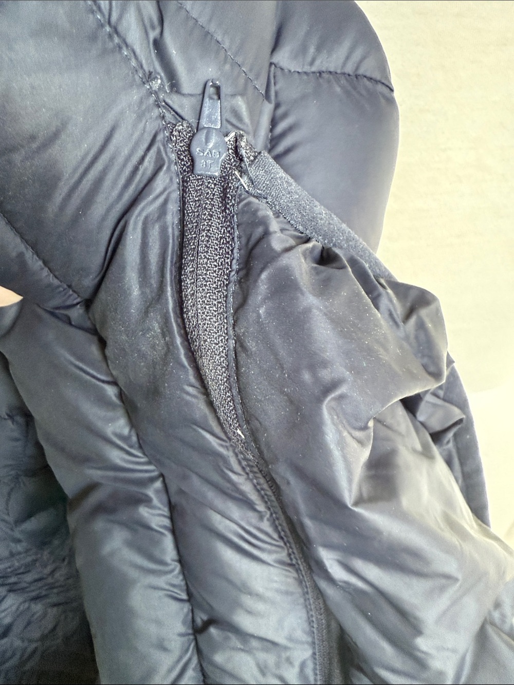 MICHAEL KORS Navy Quilted Hooded Long Puffer Coat - Picture 11 of 11